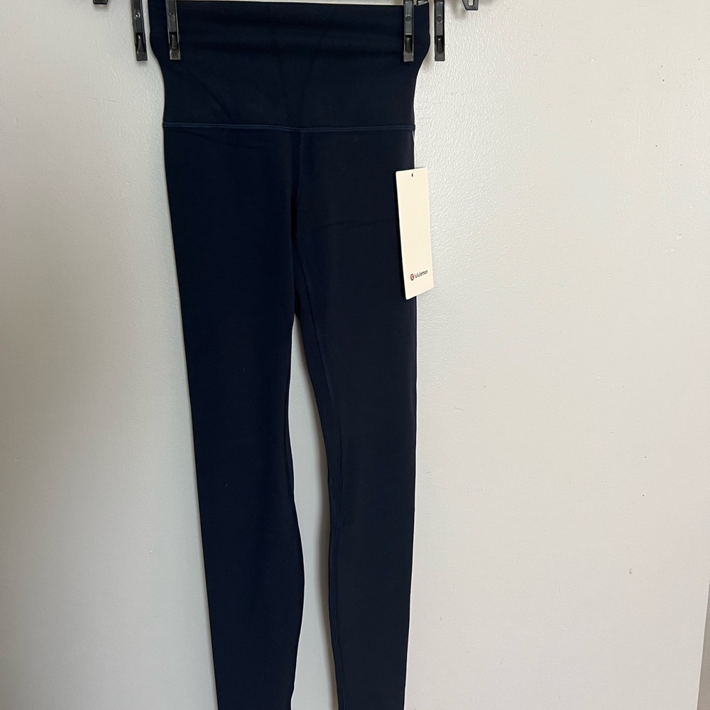 Lululemon Athletica Blue Leggings Stretchy Full-Length